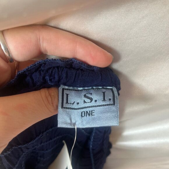 L.S.I Deadstock Fairy indie cottage halter flowy dress - Picture 7 of 7